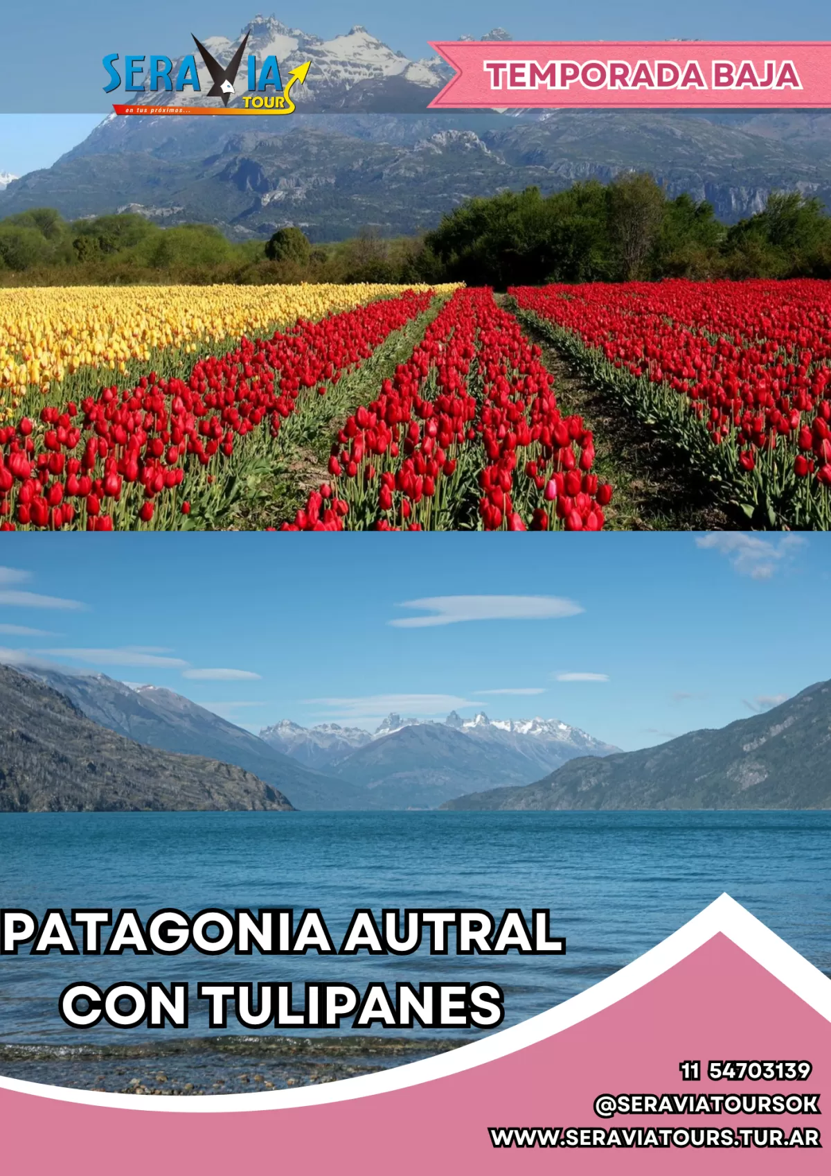 Imagen del lugar para PATAGONIA AUTRAL CON TULIPANES