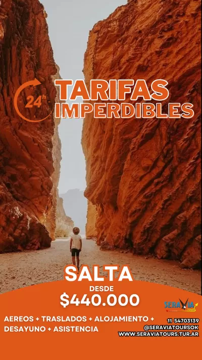 Salta y Cafayate - PROMO 24HS 