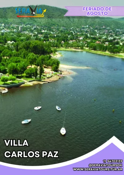 VILLA CARLOS PAZ - Feriado de Agosto 