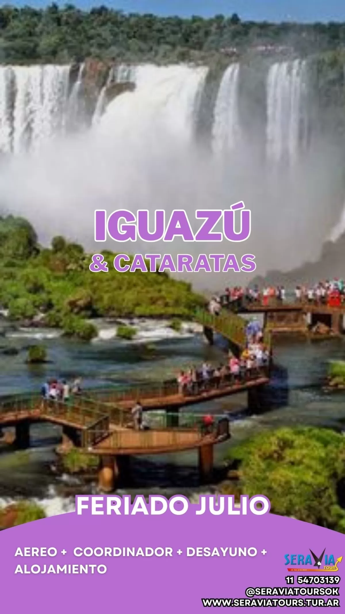 Imagen del lugar para Cataratas del  Iguazú - FERIADO de JULIO