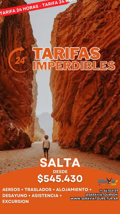 Salta y Cafayate - PROMO 24HS 